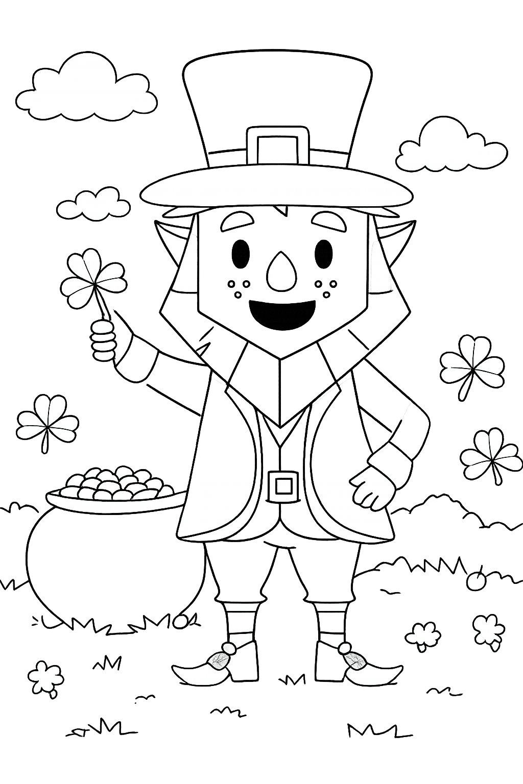 Coloriage st patrick's day - Variante 7