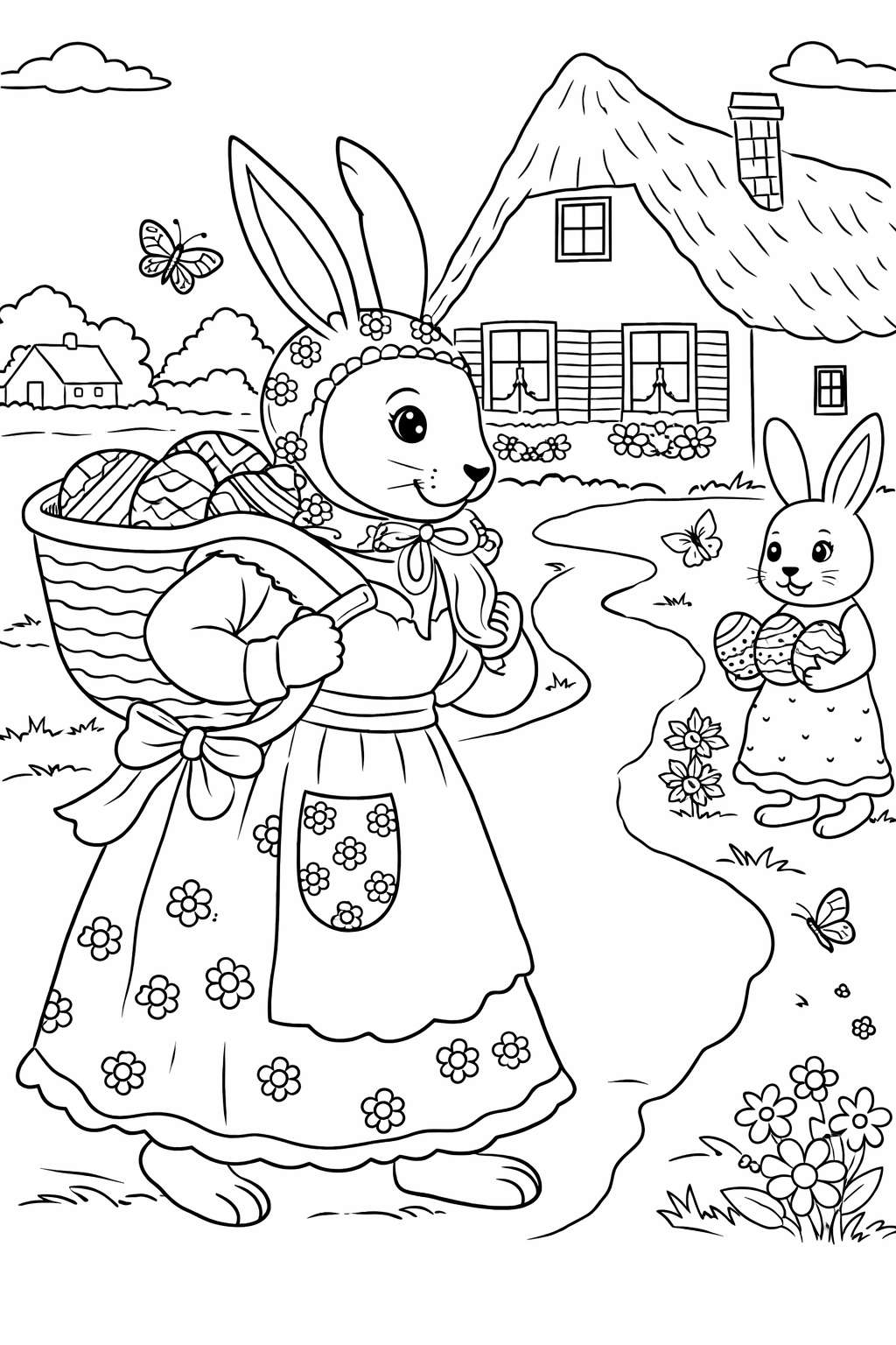 Pasen coloring page - Variant 9