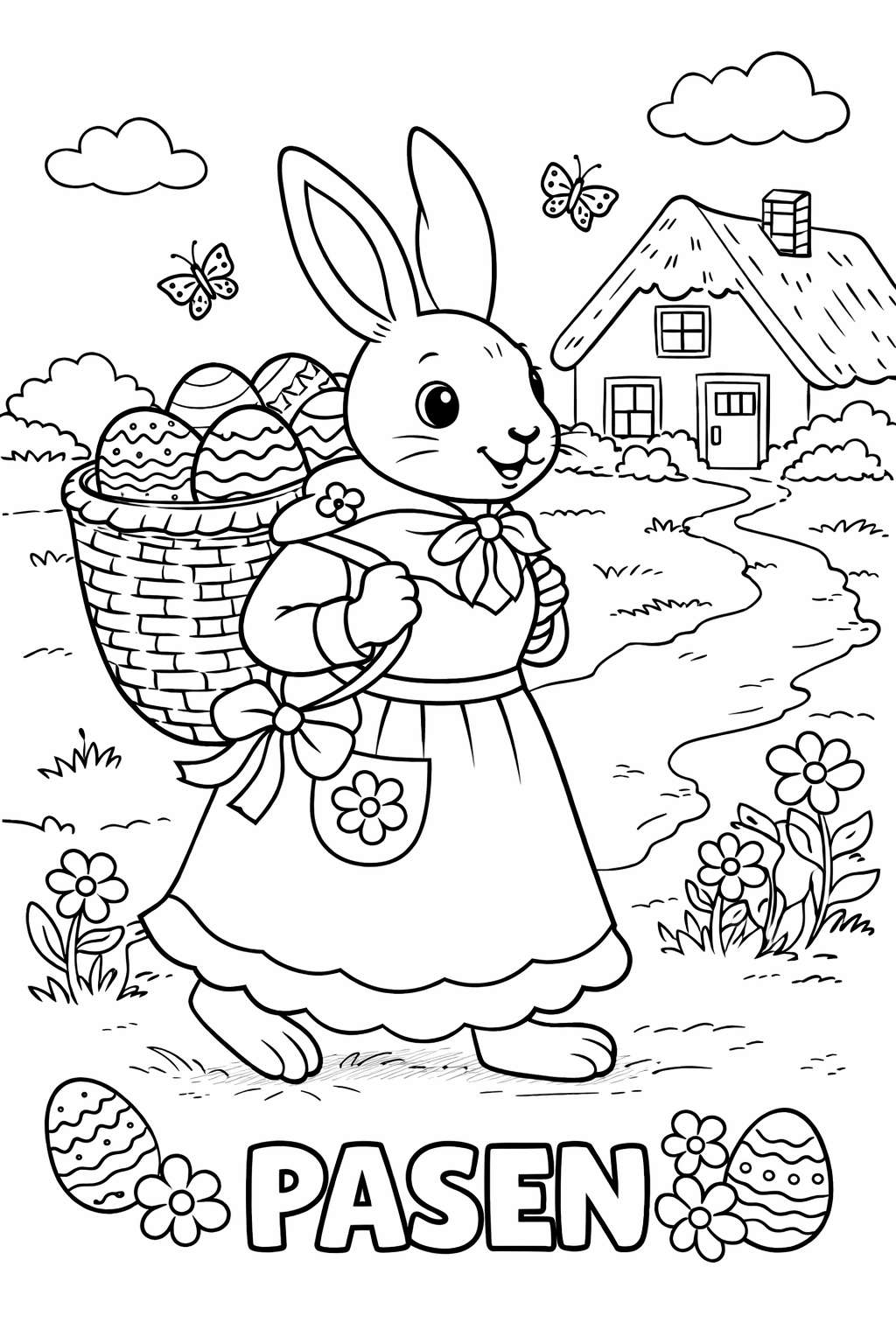 Pasen coloring page - Variant 10