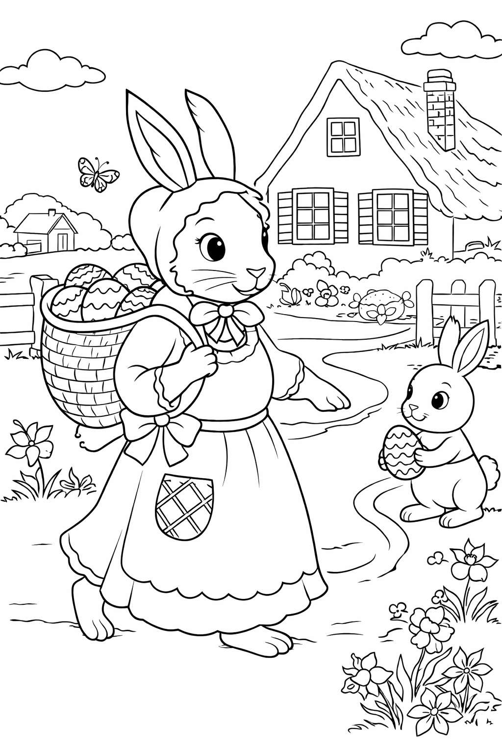 Pasen coloring page - Variant 12