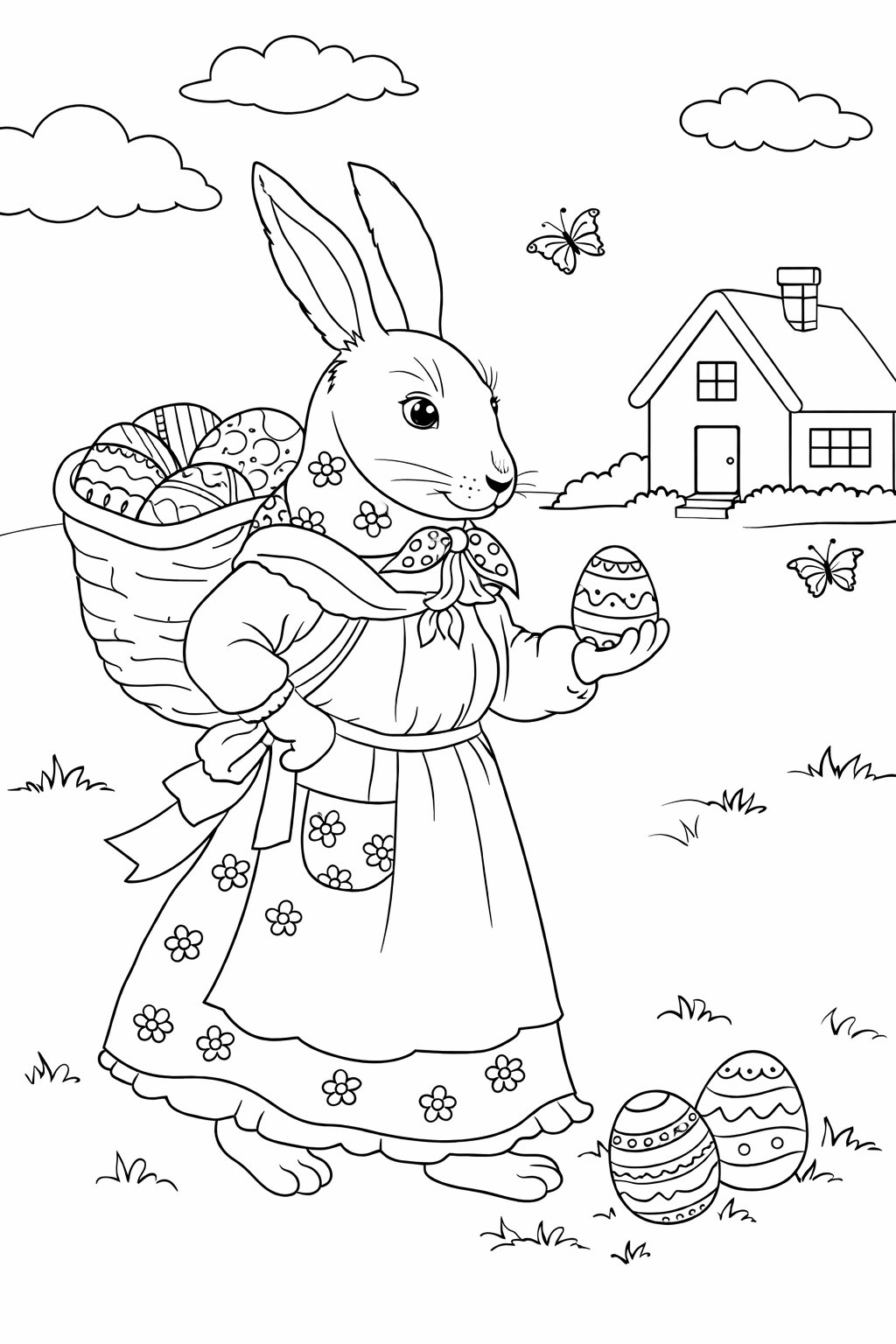 Pasen coloring page - Variant 5