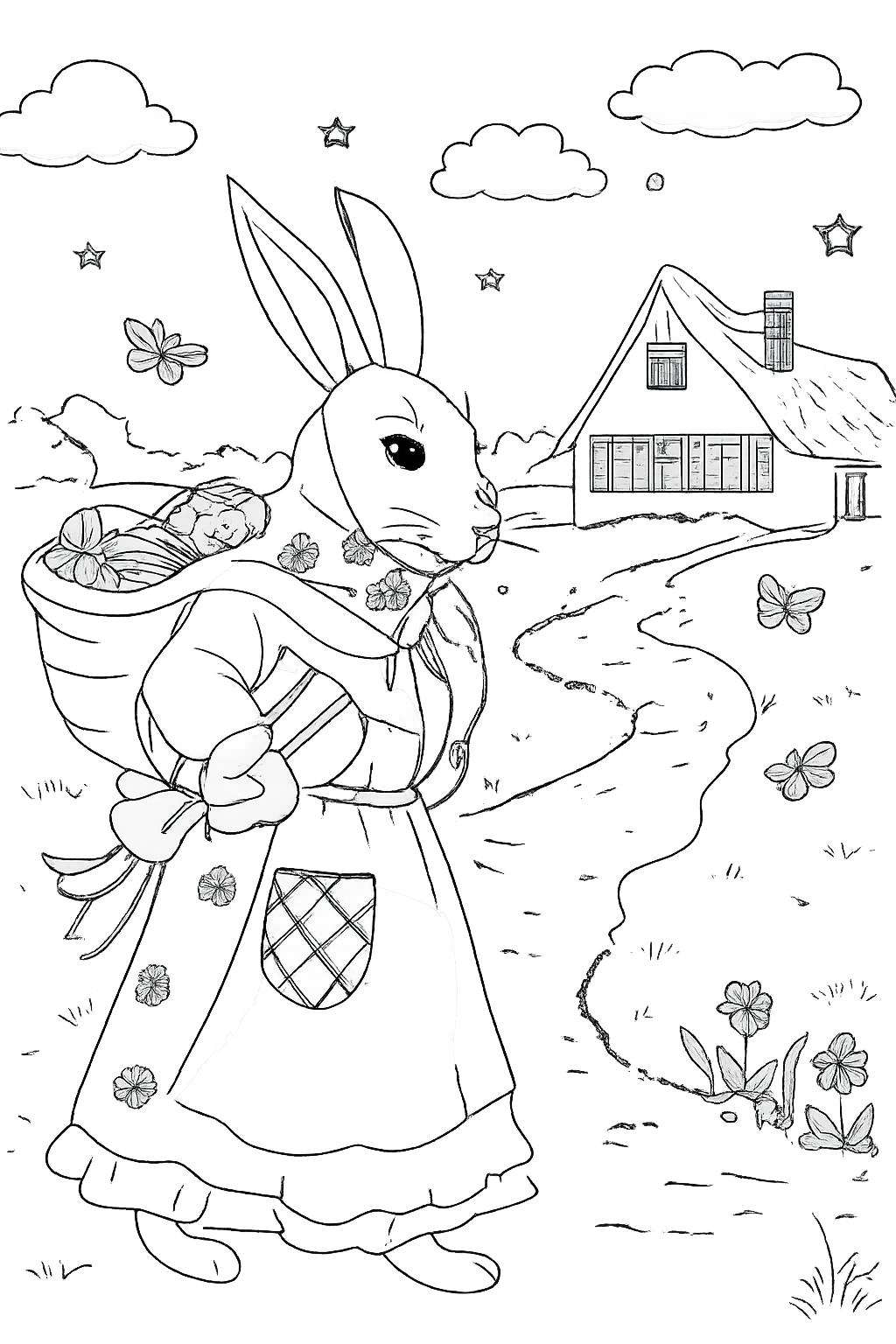 Pasen coloring page - Variant 7