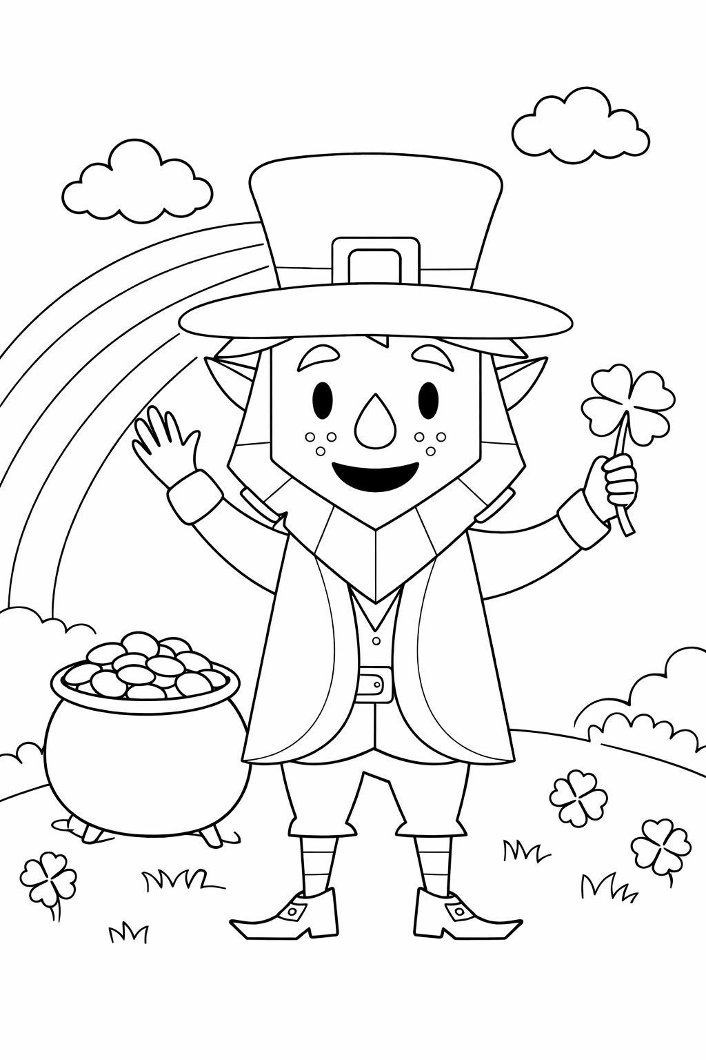 Coloriage st patrick's day - Variante 3