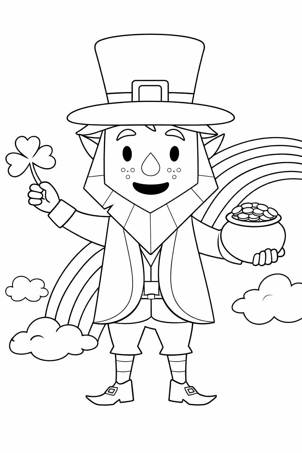 Coloriage st patrick's day - Variante 4