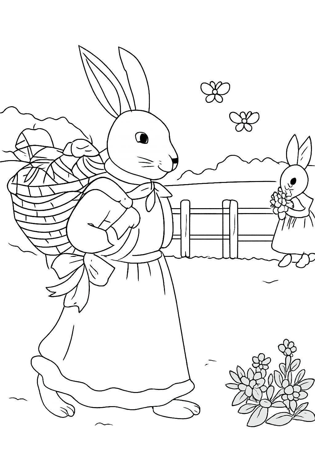Pasen coloring page - Variant 1