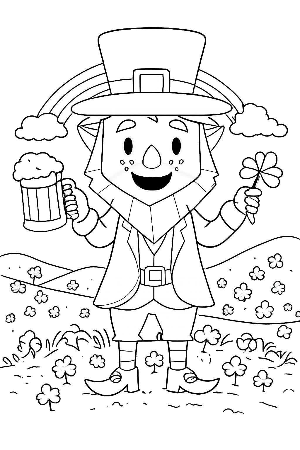 Coloriage st patrick's day - Variante 9