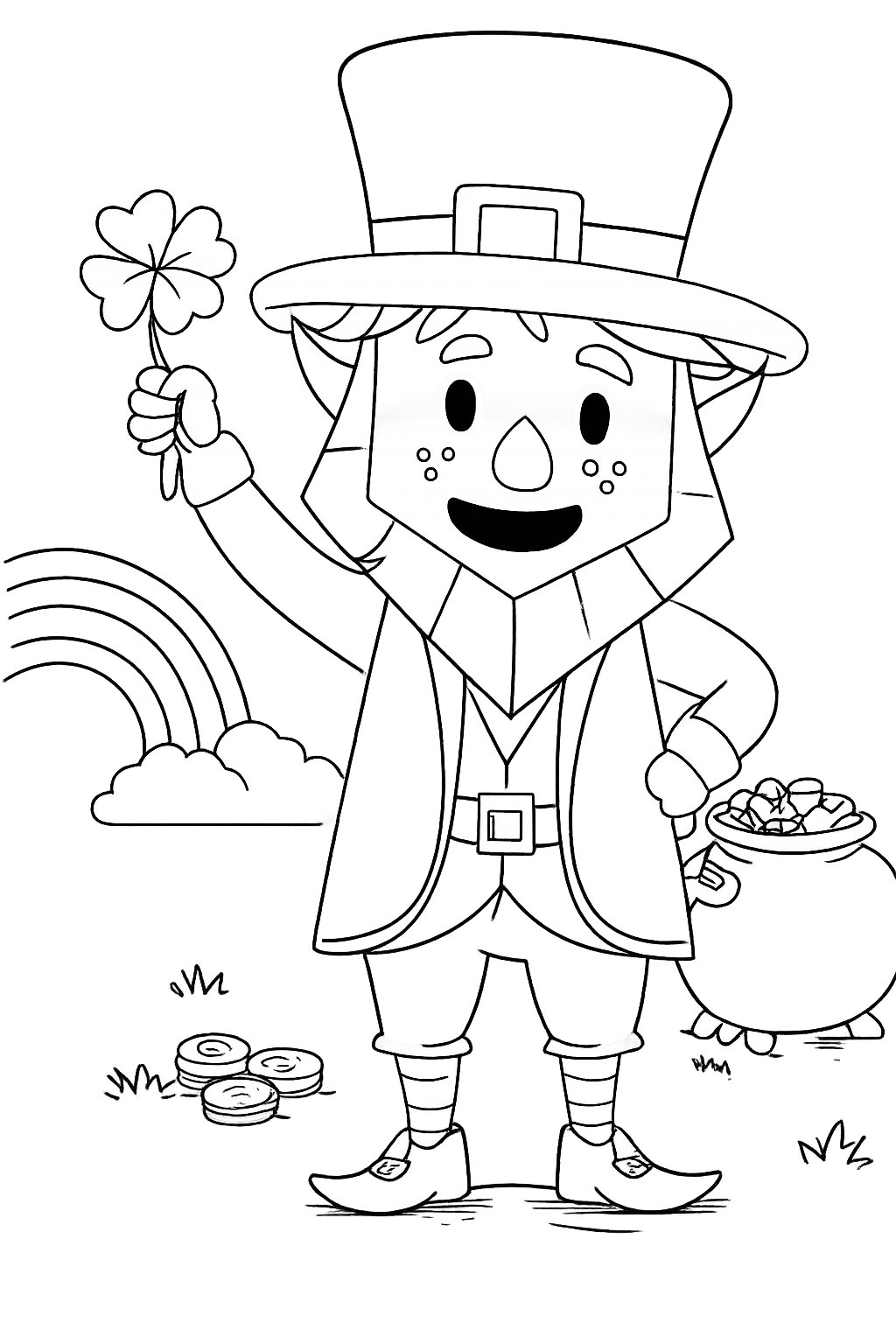 Coloriage st patrick's day - Variante 10