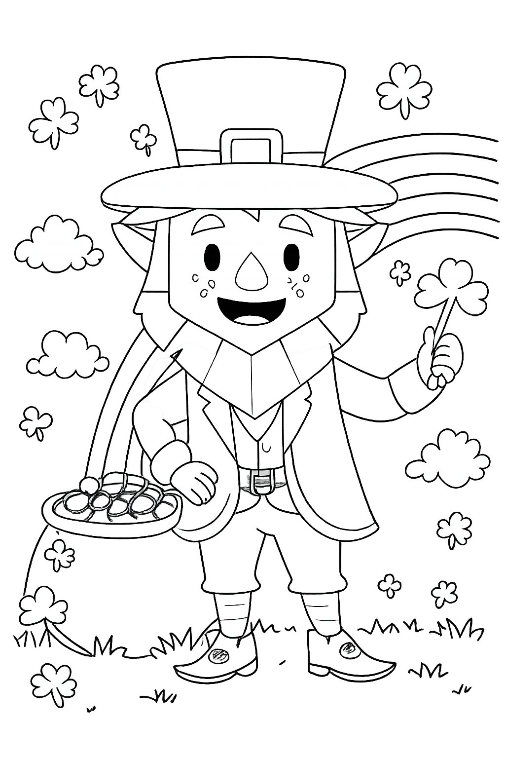 Coloriage st patrick's day - Variante 11