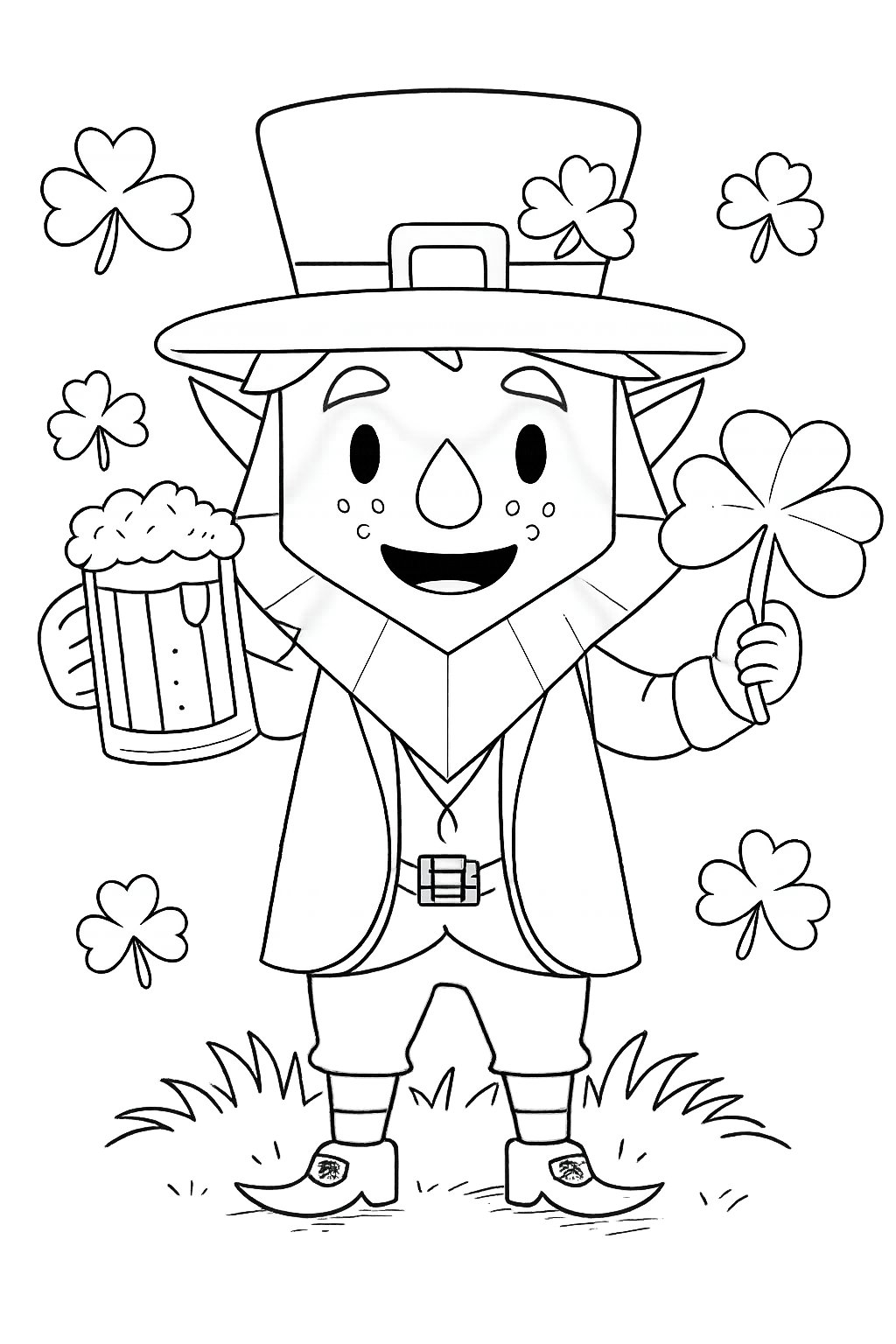 Coloriage st patrick's day - Variante 12