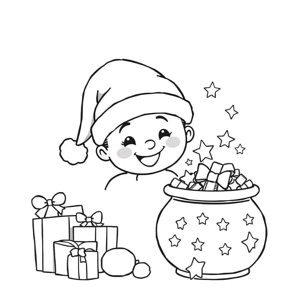 Angry Birds Kerst Feestelijk Cartoon Kerstman coloring page for children
