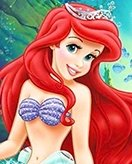 Ariel coloring page for children