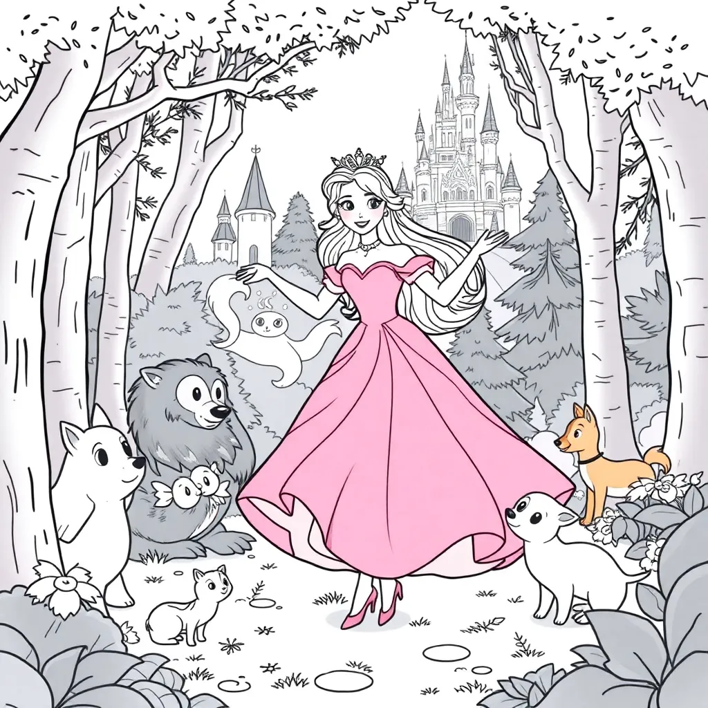 Aurora Noorderlicht Nachtelijk Natuurfenomeen Mysterieus coloring page for children