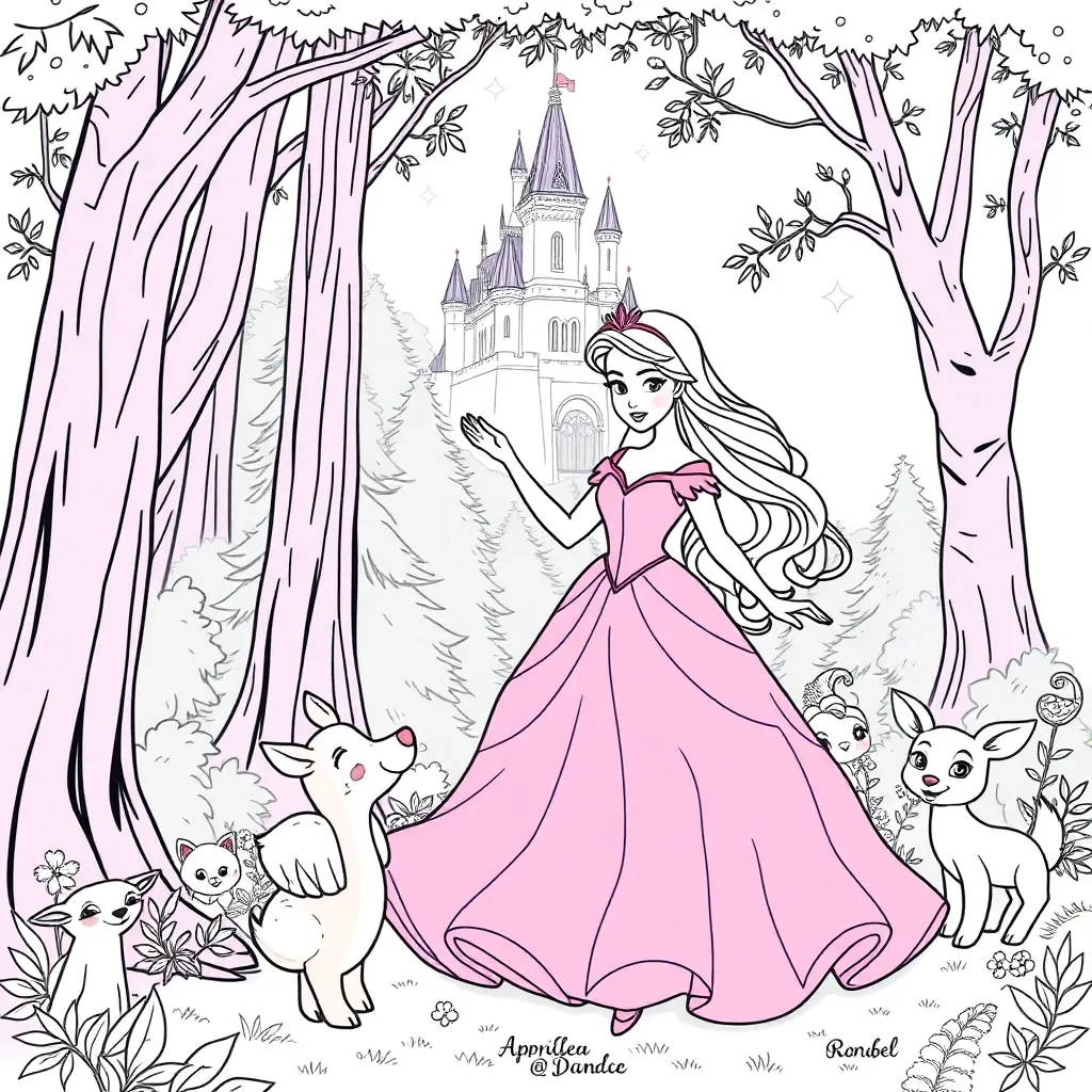 Aurora Noorderlicht Natuur Nachtelijke Lucht coloring page for children