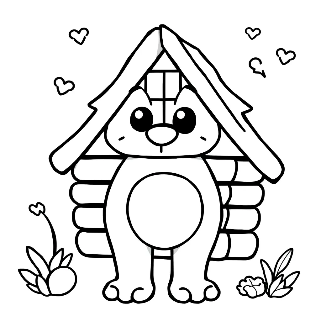 Baby Schattig Knuffel Vrolijk Pasgeboren coloring page for children