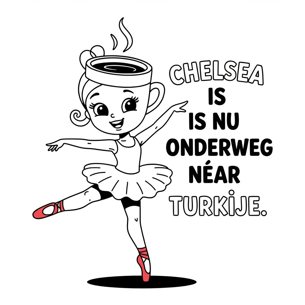 Ballerina cappucina - TikTok meme kleurplaat