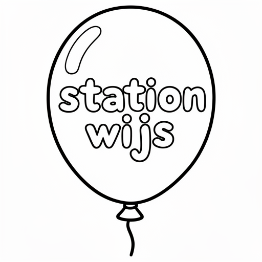 ballon kleurplaat voor kinderen