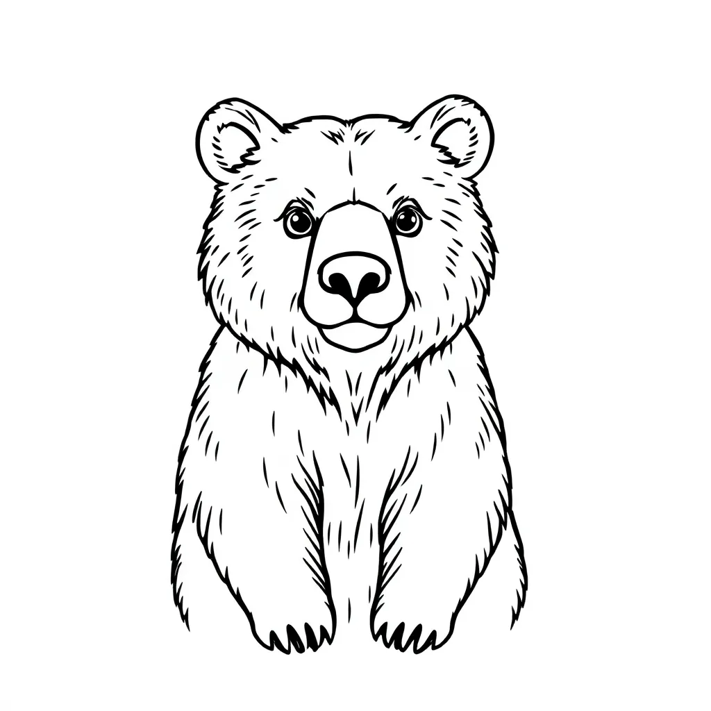 Beren Kleurplaten coloring page for children