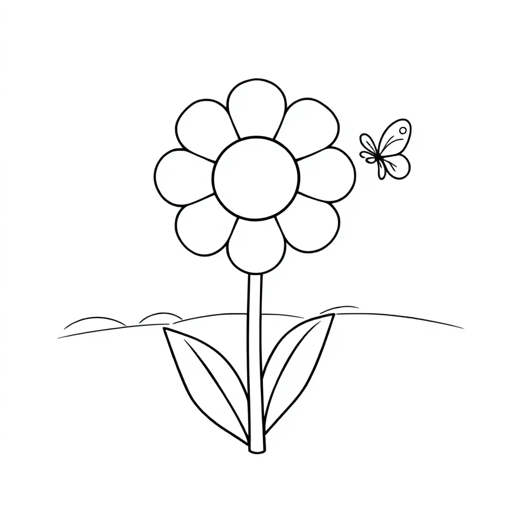 Bloem coloring page for children