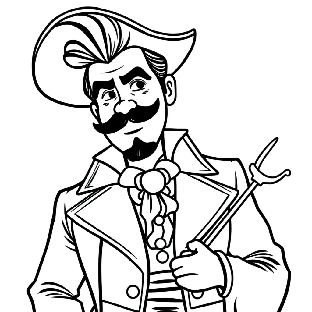 Casanova coloring page for children