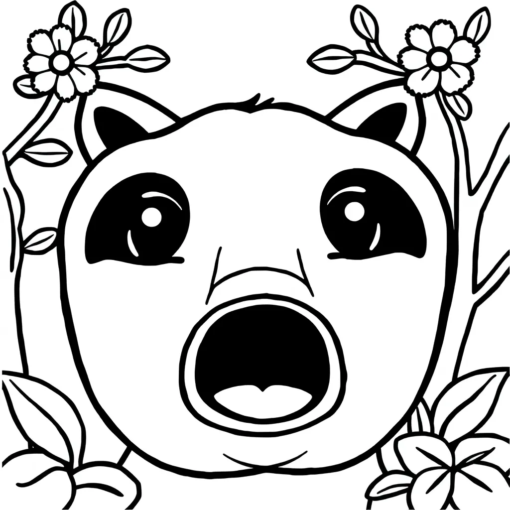 Feuille de coloriage pour enfants