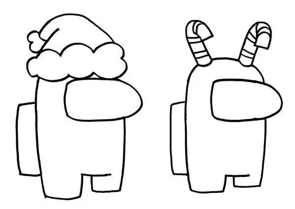 Couple De Noel Parmi Nous coloring page for children