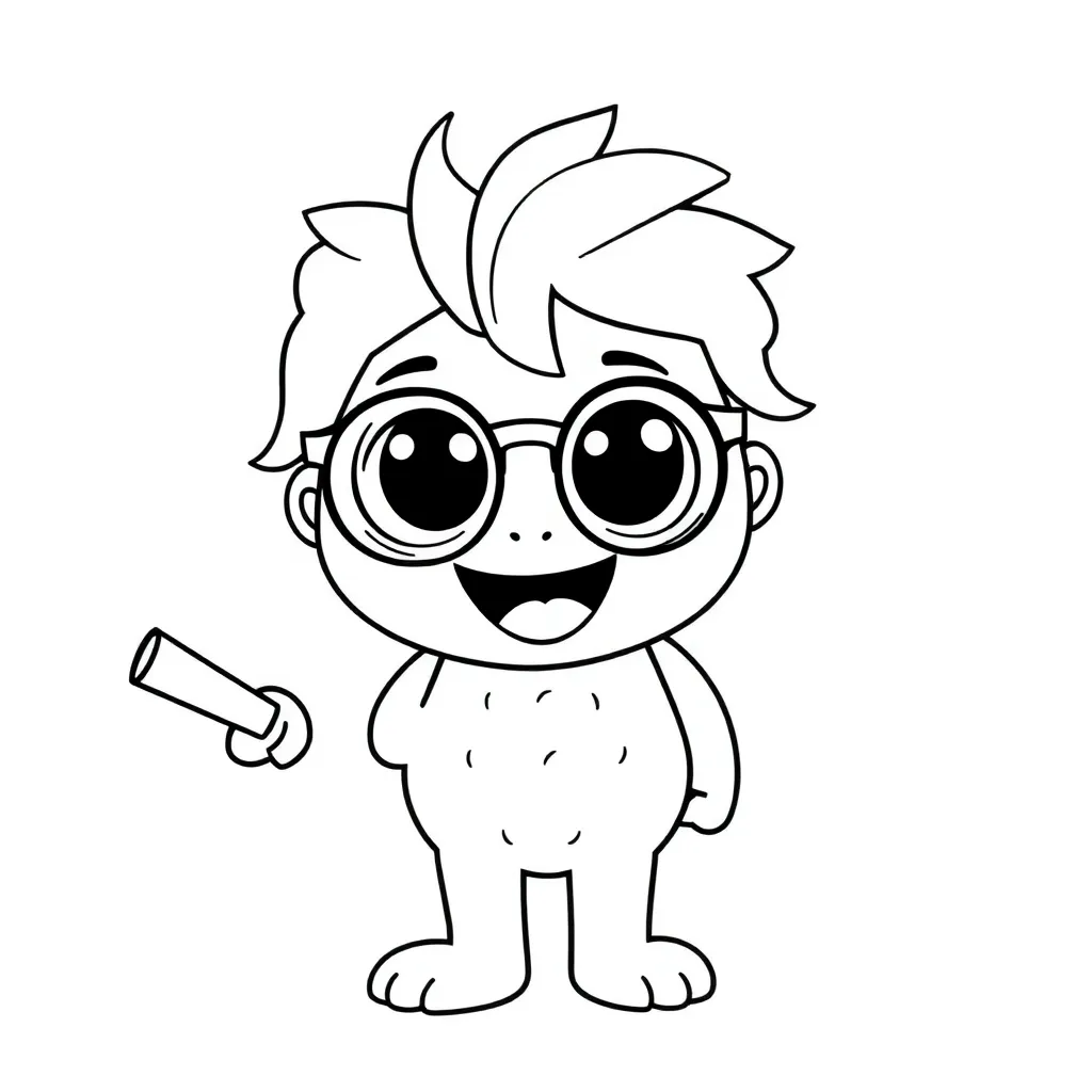 create, create, analyseren, analyseren, professional coloring page for children