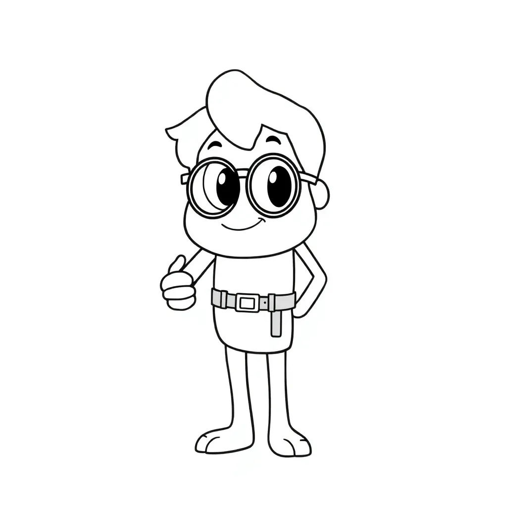 create, create, analyseren, analyseren, professional coloring page for children