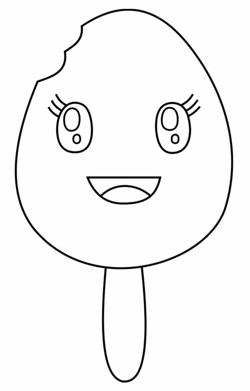 Crème glacée Happy Solero coloring page for children