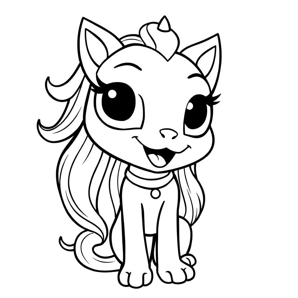 Dazzle coloring page for children