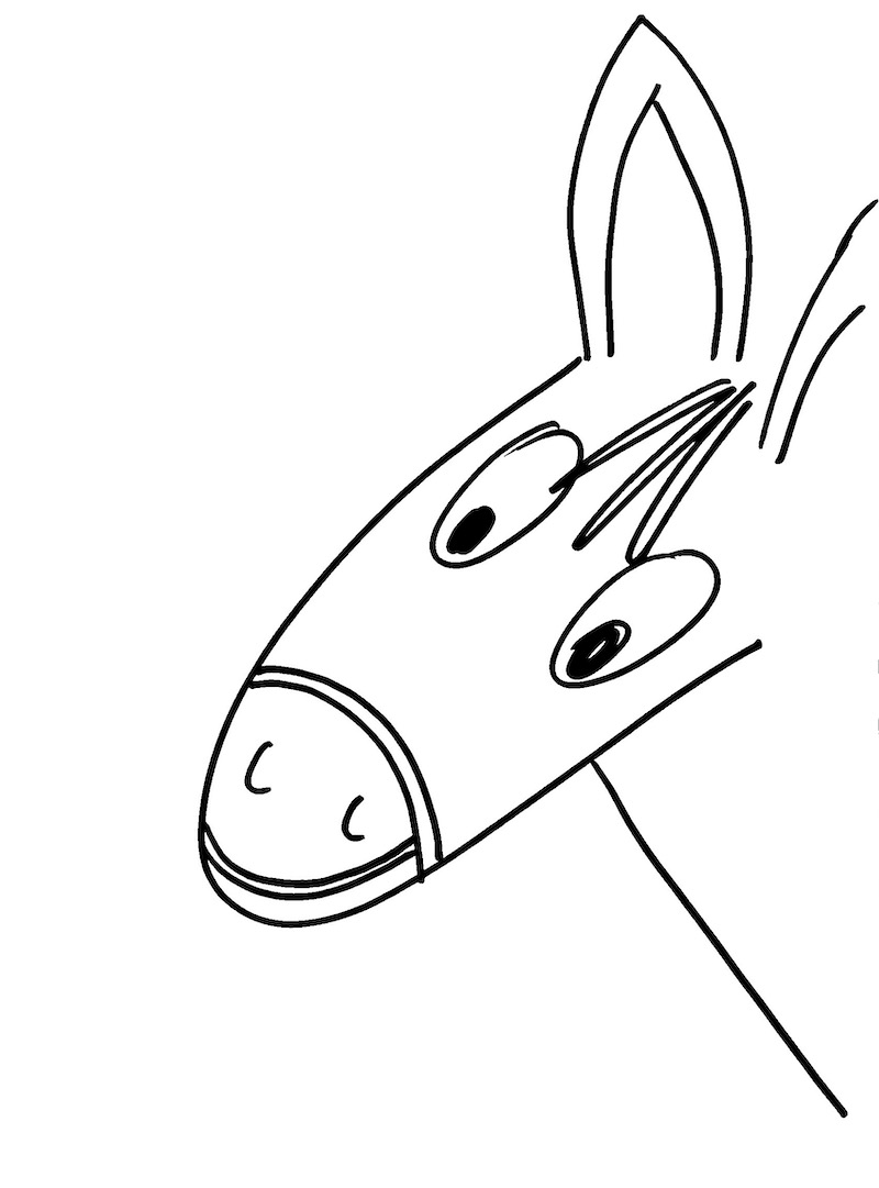 De Schimmel Van De Sint coloring page for children