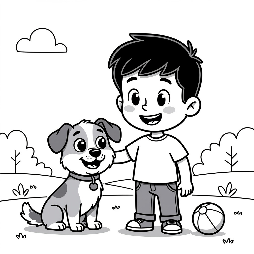 Dean coloring page for children