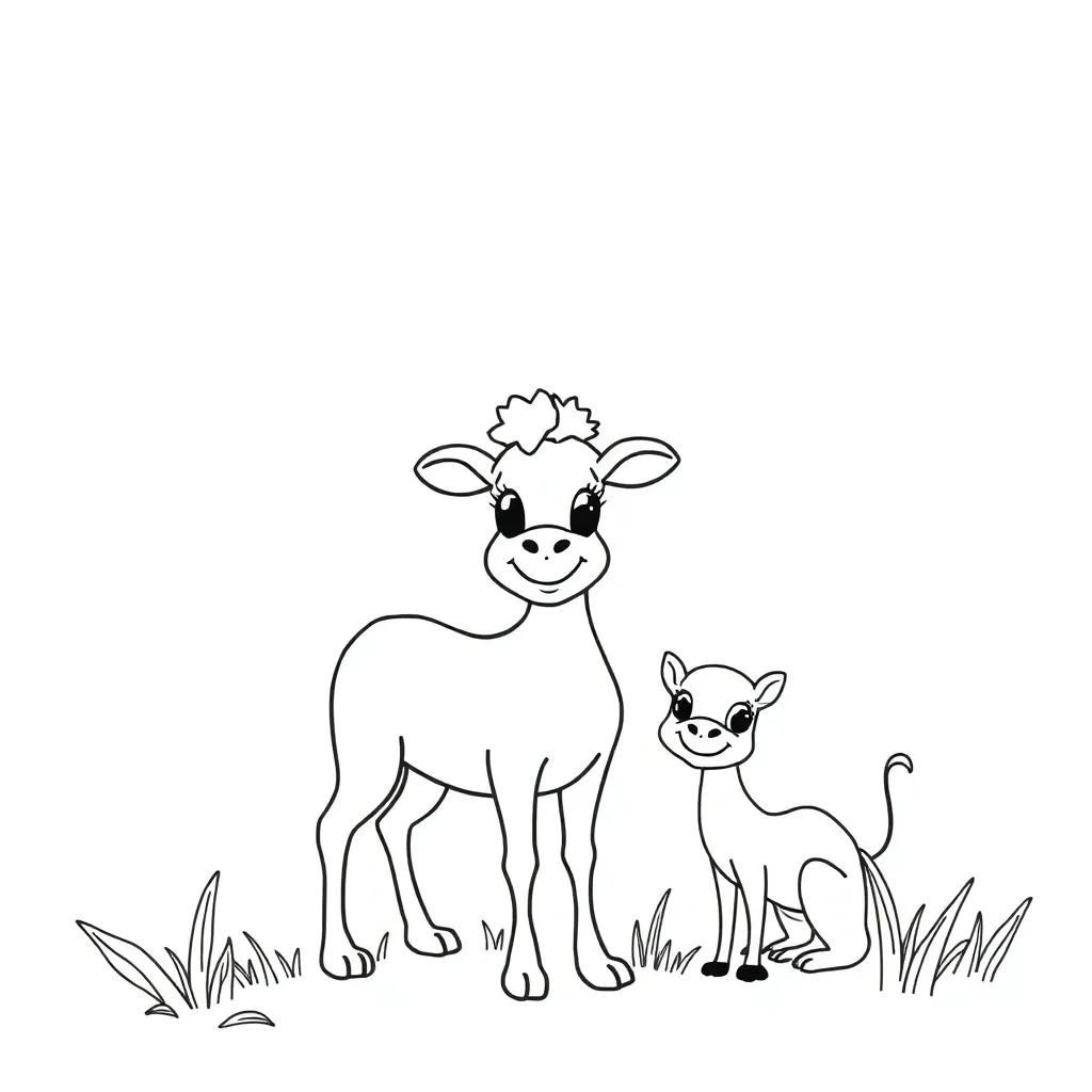 Dieren Kleurplaten coloring page for children