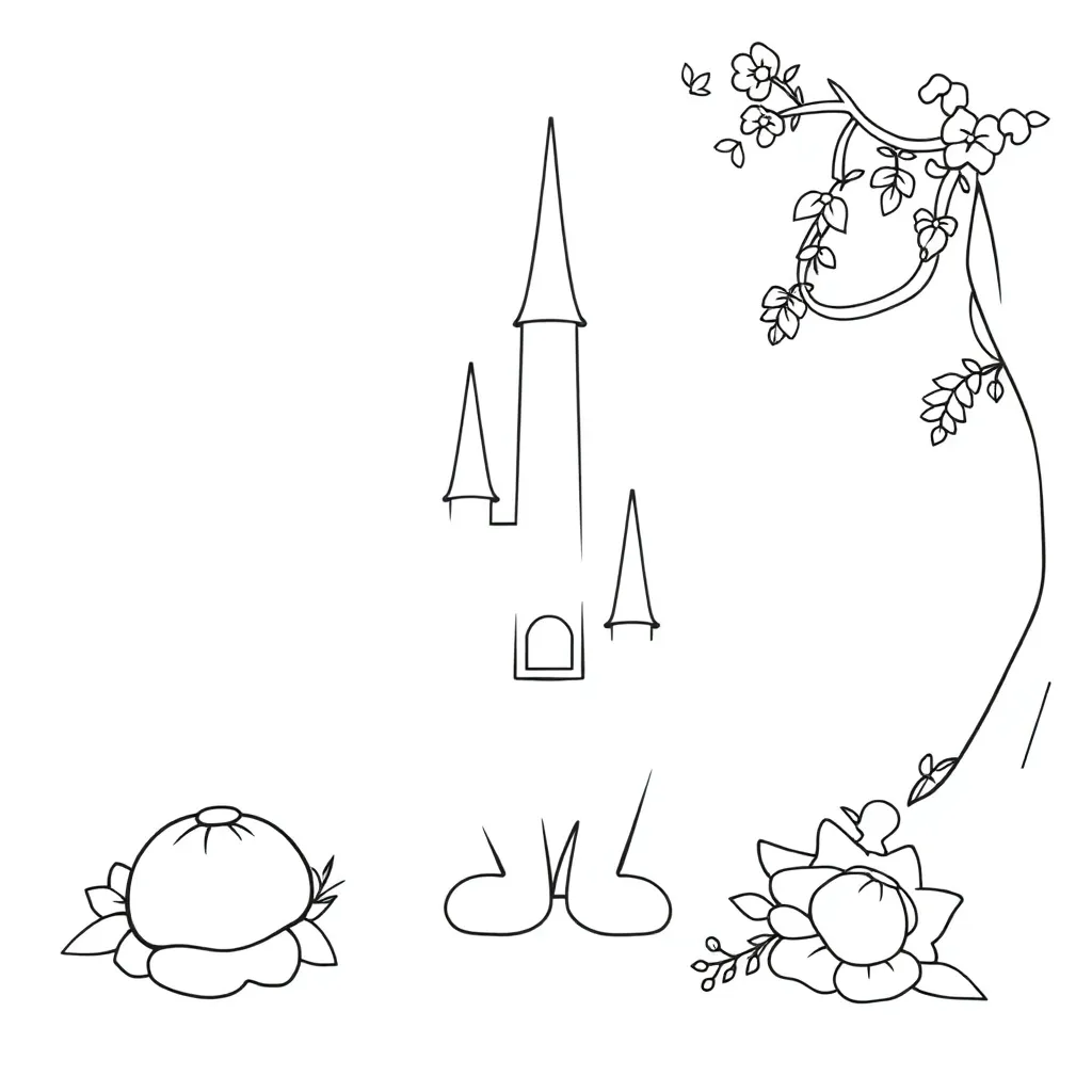 Disney Prinses Sprookjes Creatief Kindertekening coloring page for children