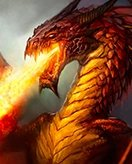 Drachen coloring page for children