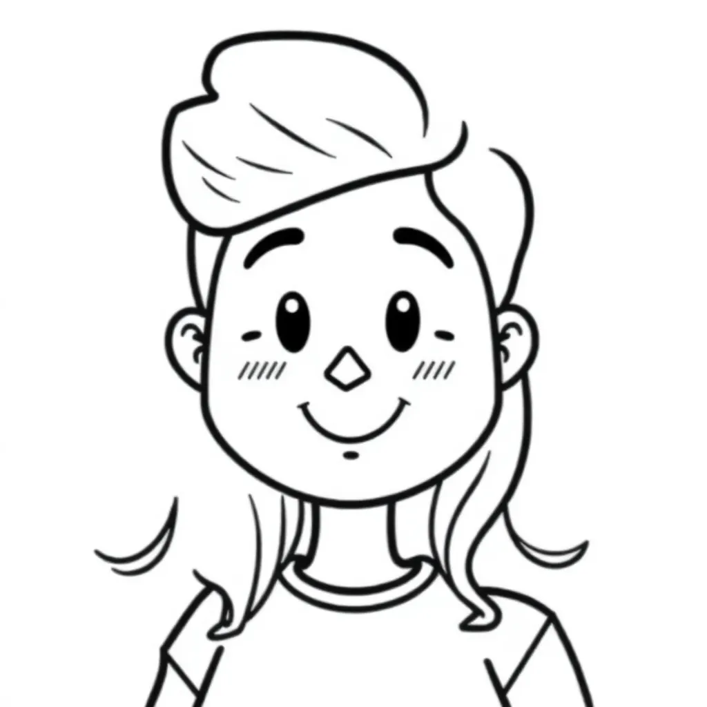 Edit Your Profile coloring page for children