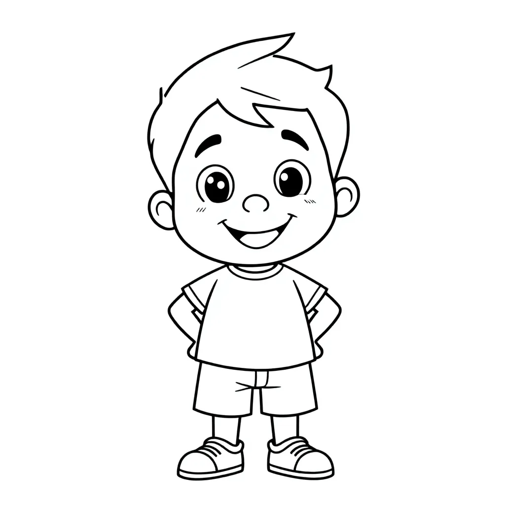 een voornaam: Menno coloring page for children