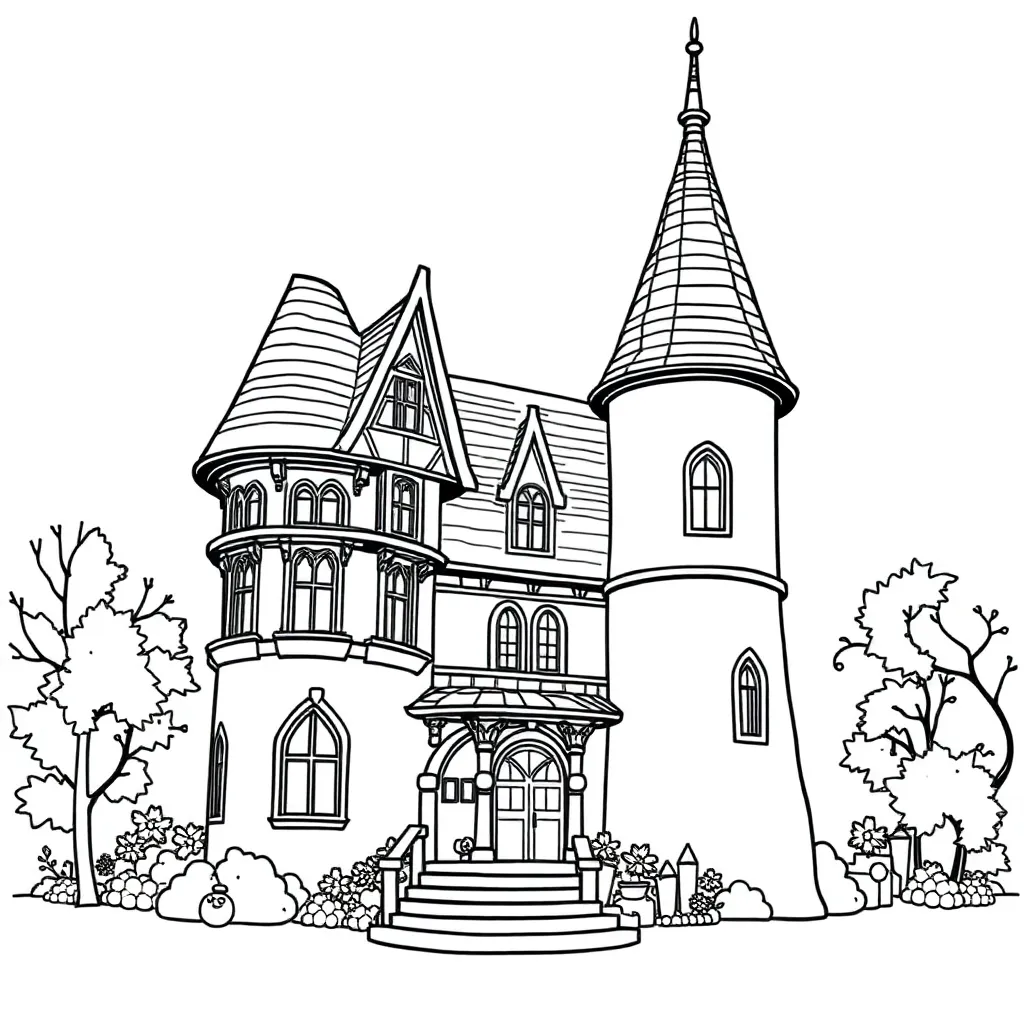 Efteling Sprookjes Fantasie Attracties Avontuur coloring page for children