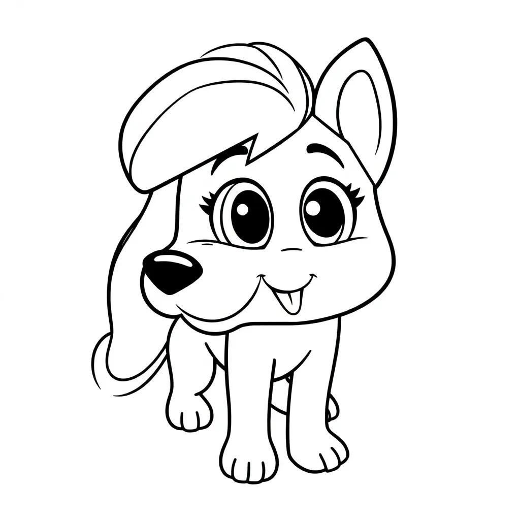Ellie coloring page for children