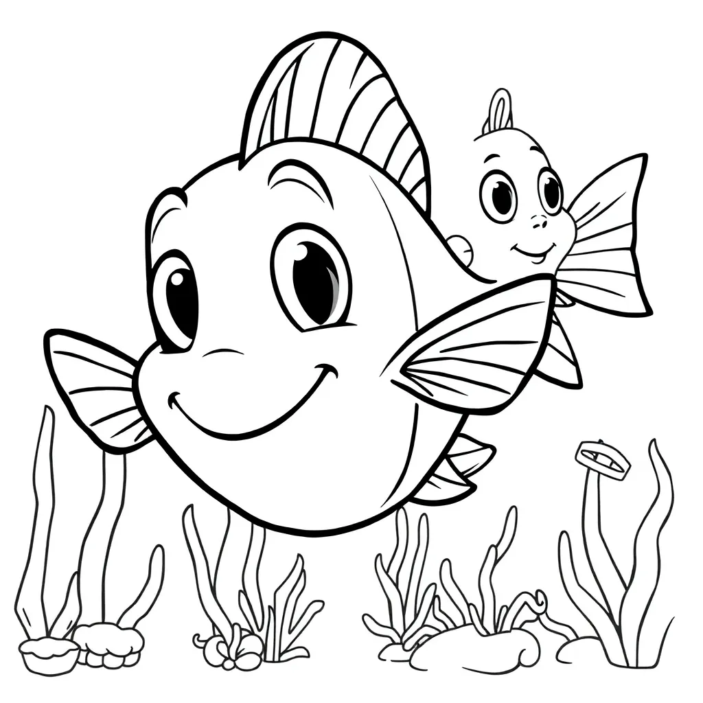Finding Dory Kleurplaten coloring page for children