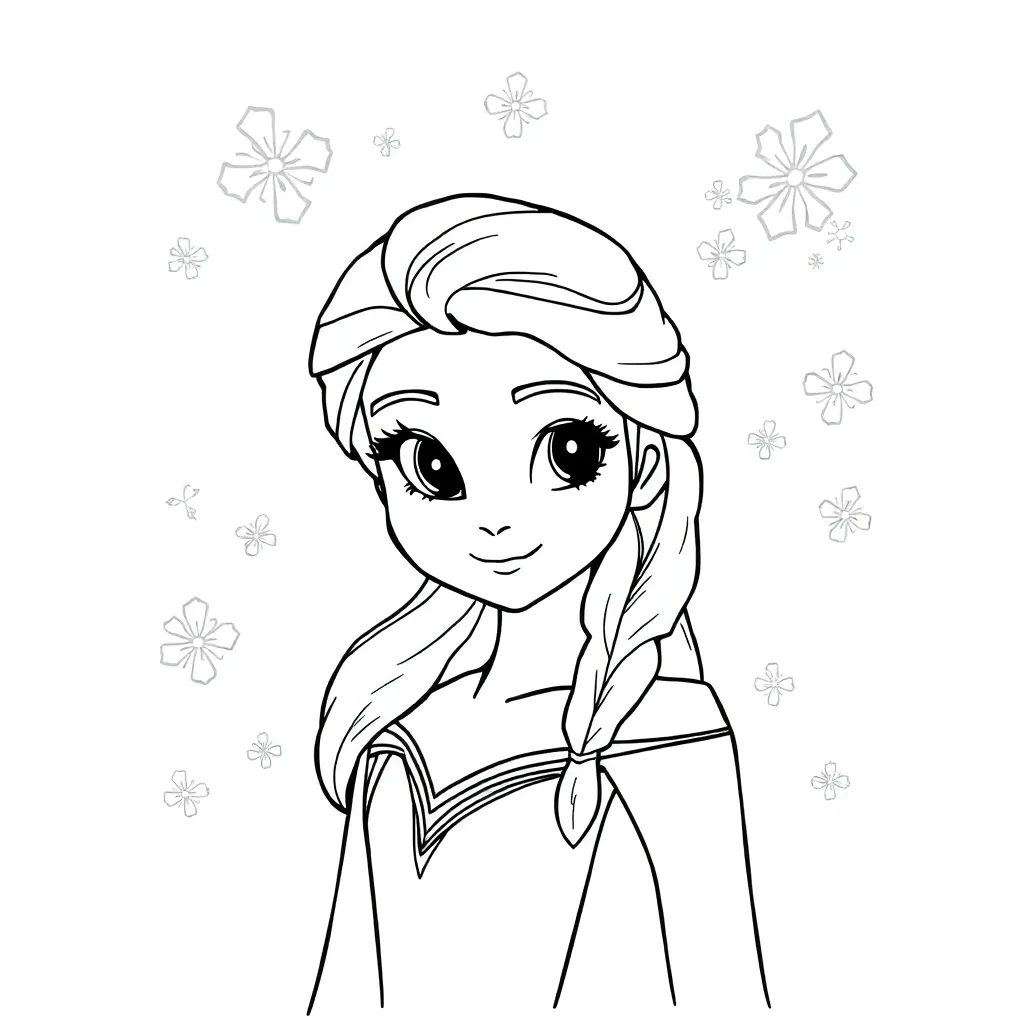 Free Frozen Disney Princess Adventure Coloring Page