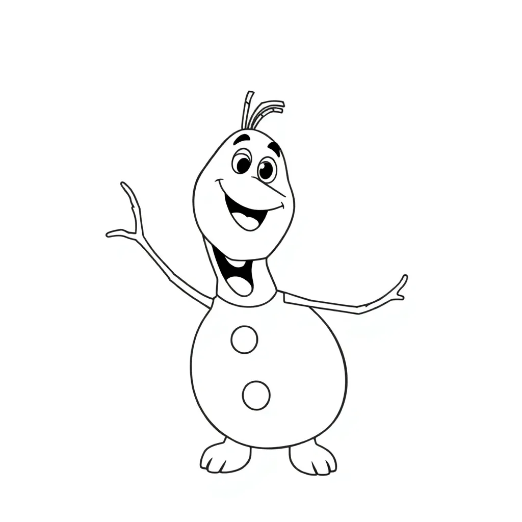 Plantilla para colorear para niños