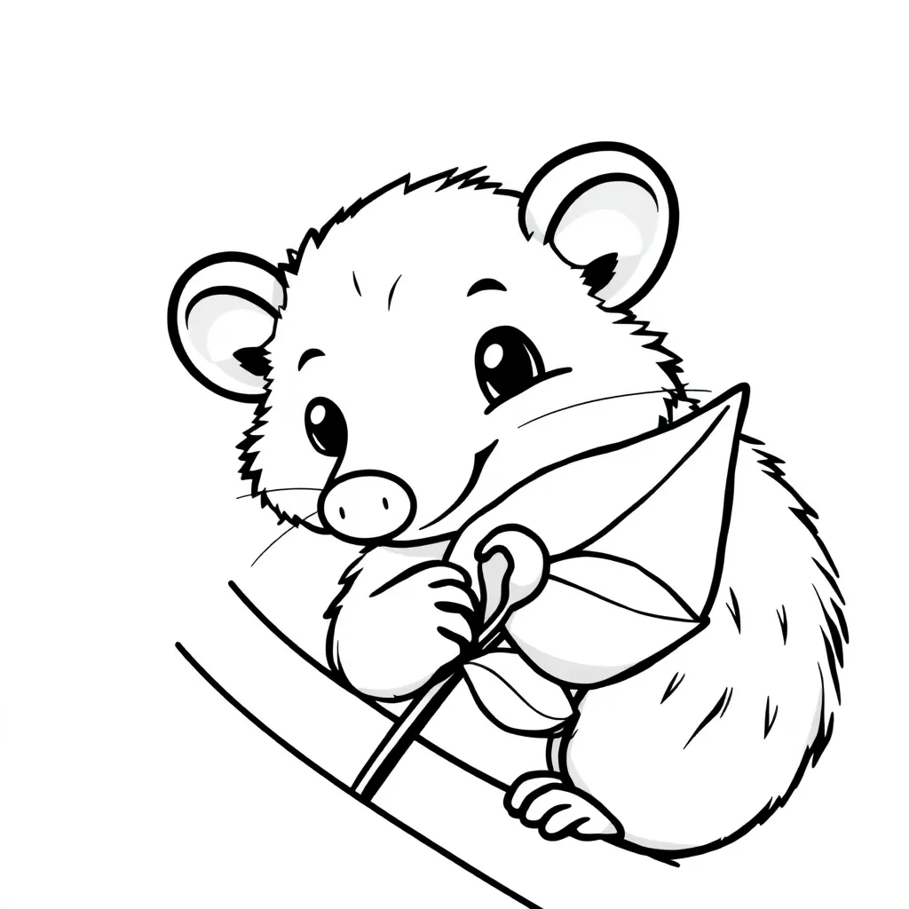 Hamster Kleurplaten coloring page for children
