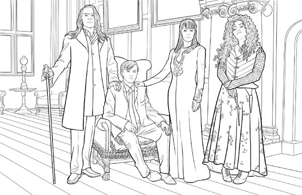 Harry Potter Huis Zwadderich coloring page for children