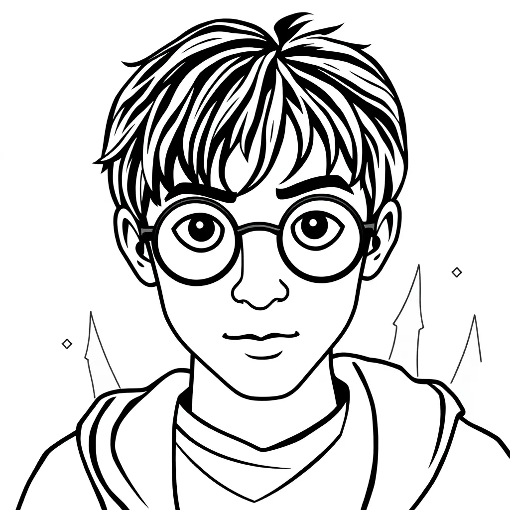Harry Potter Tovenaars Magisch Creatief Kinderen coloring page for children