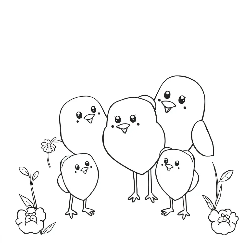 Hartjes Liefde Romantisch Creatief Kinderen coloring page for children