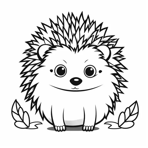 Heggenmus Omringd Door Bladeren coloring page for children