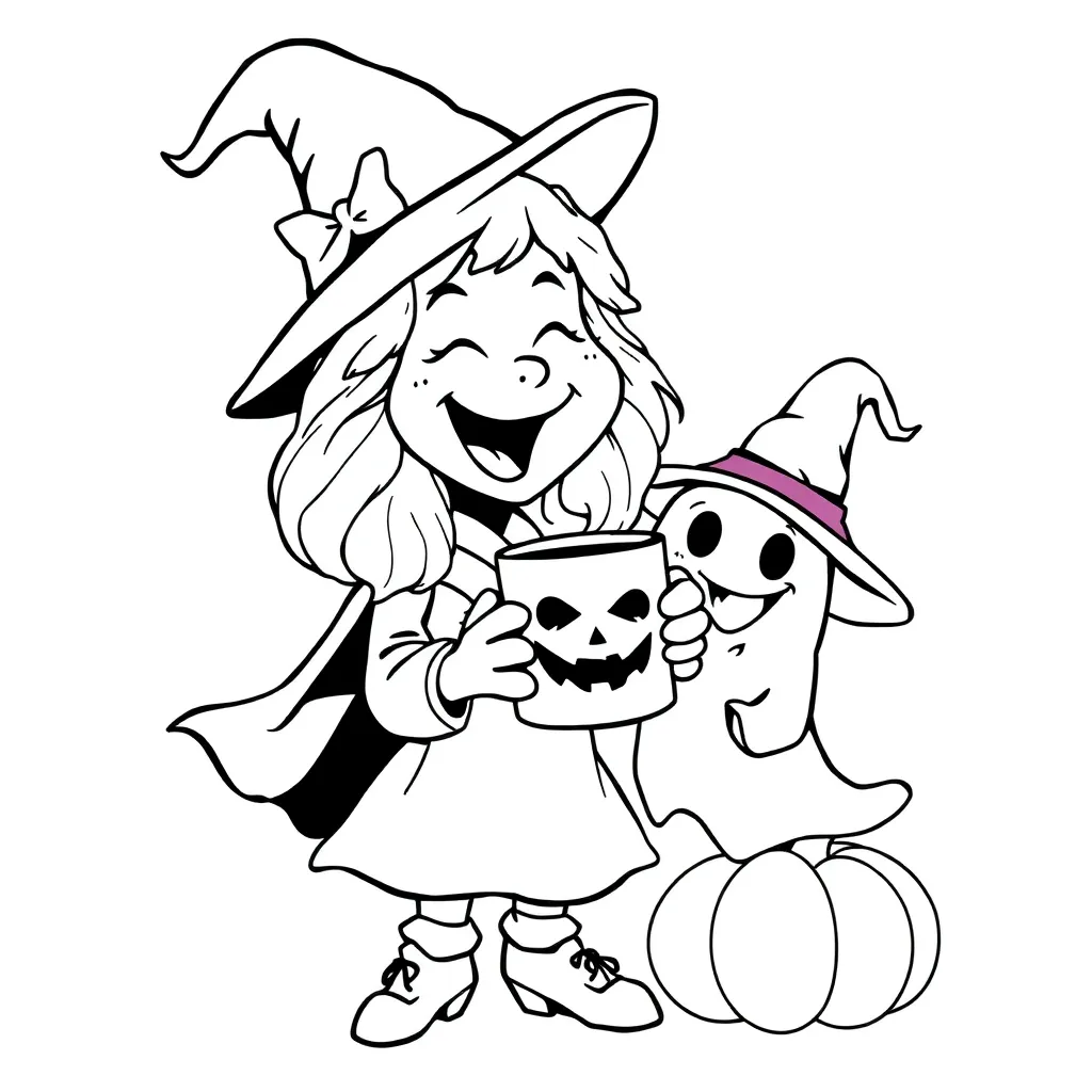 Heksen Kleurplaten coloring page for children