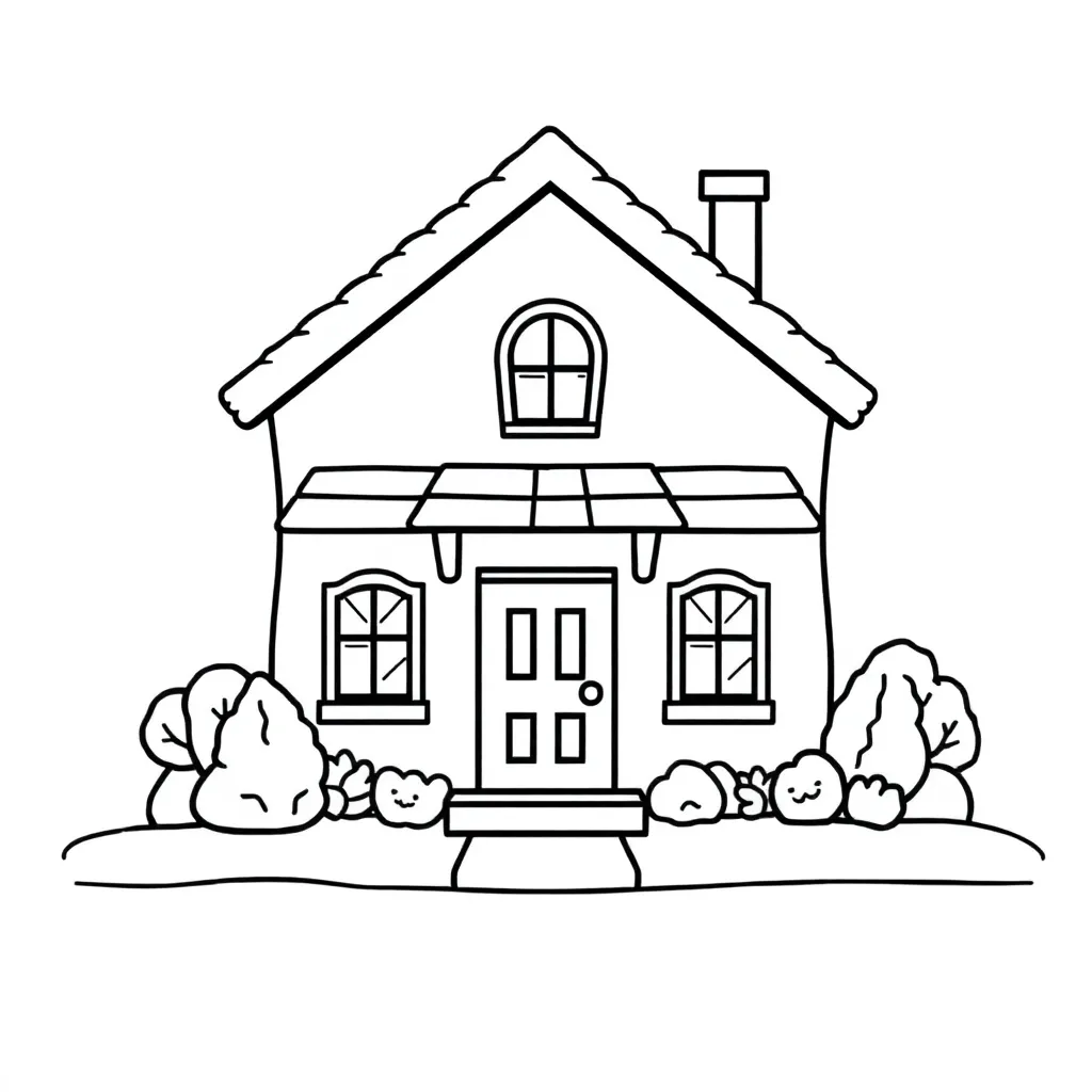 Home Interieur Creatief Kinderen Design coloring page for children