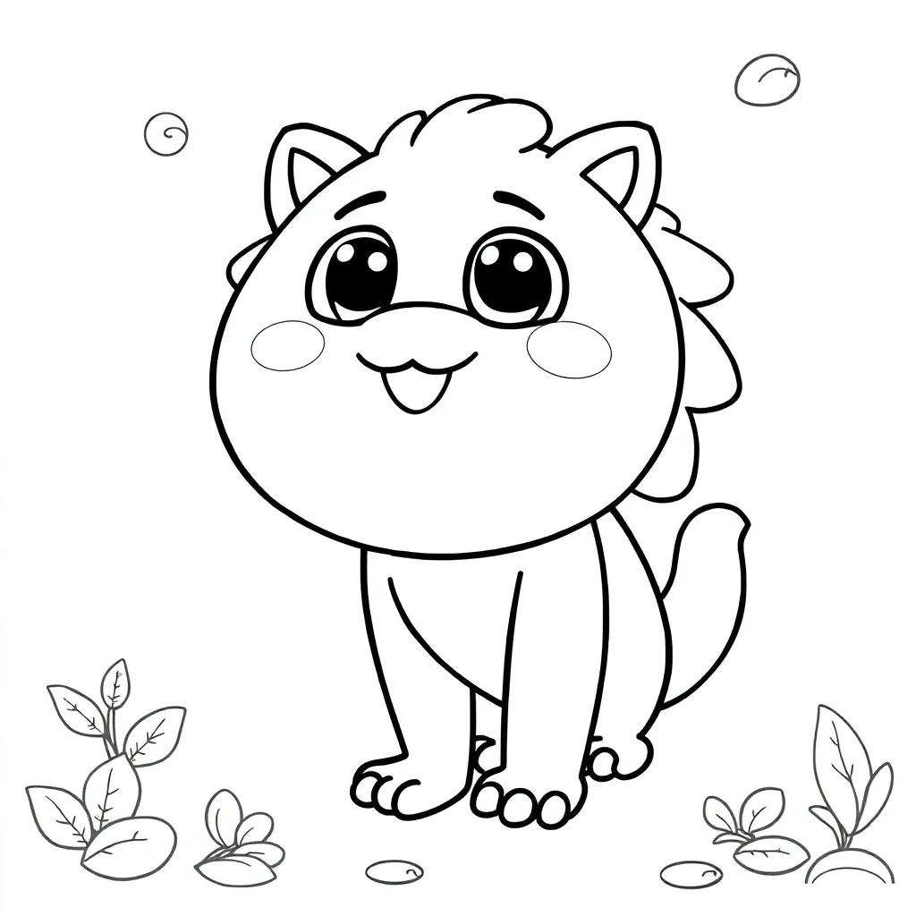 Ijsje Zomer Verfrissend Lekkernij Vrolijk coloring page for children