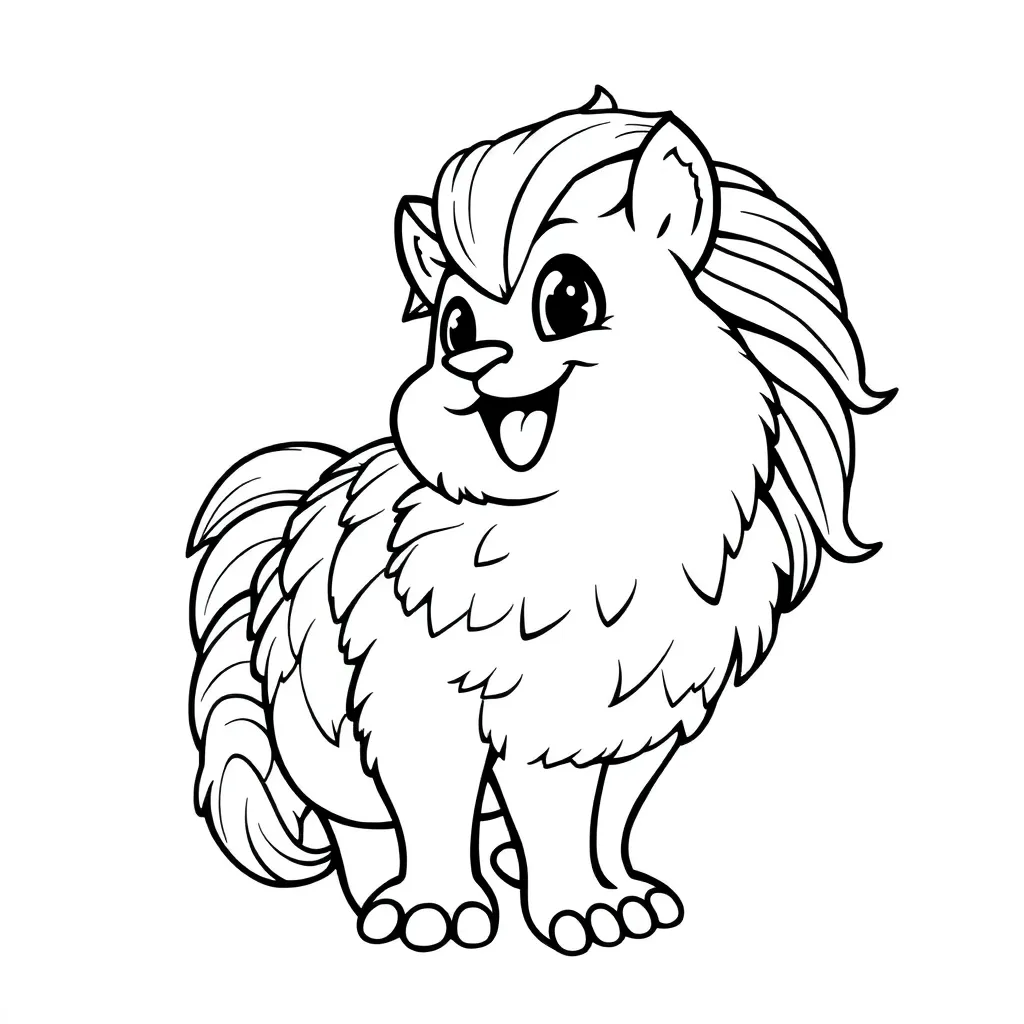 Ijsje Zomer Verkoeling Lekkernij Cartoon coloring page for children